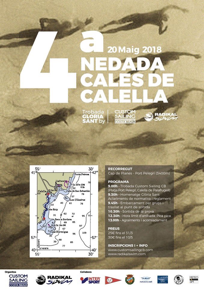 nataciopala's tweet photo. #CalesdeCalella
🌊 🏊🏻‍♂

Avui mateix han obert inscripcions a la 4a edició del Cales, una travessia no-competitiva organitzada pel @RadikalSwim i pel @CustomSailingCB que tindrà lloc el proper 20 de maig.

Apunta't-hi! 👉 https://t.co/xubD8Is7UY https://t.co/hYItiX5dWa