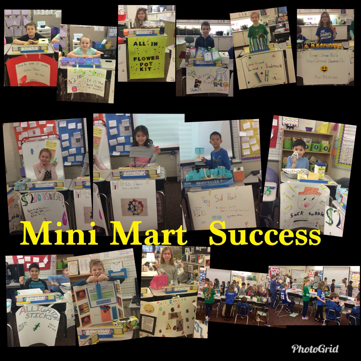 All of our 2nd grade  entrepreneurs sold out of their products! Hooray for you👍🏼