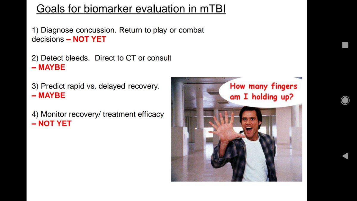 JakeBenfordMD's tweet photo. Biomarkers not ready for sideline testing https://t.co/Oh97bl6muG