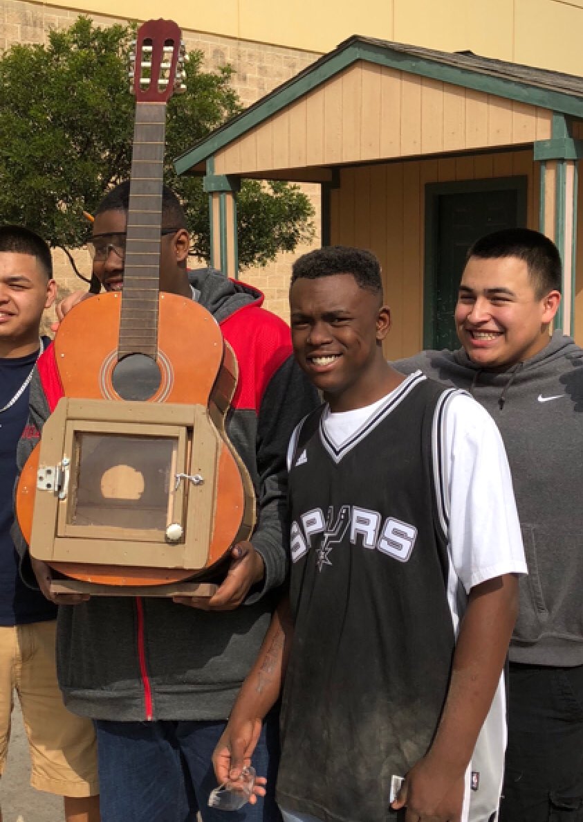 WarrenCTEWood's tweet photo. Yet MORE Little Free Libraries delivered for the 300 anniversary of San Antonio!  #cte. #sawdust.  @Warren_CTE @NISDWarren @NISD_CTE @NISD https://t.co/hRedwyhuah