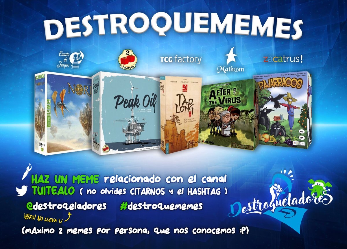 DestroqueSergio's tweet photo. Todavía no te has enterado de nuestro concursaken? A qué esperas para participar? https://t.co/udveD5cbvX