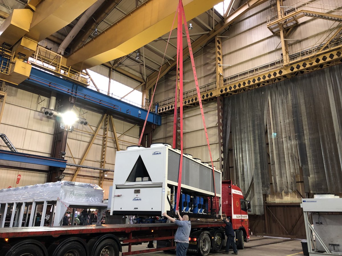 Galletti 800 kW Chiller load testing complete and ready for delivery.