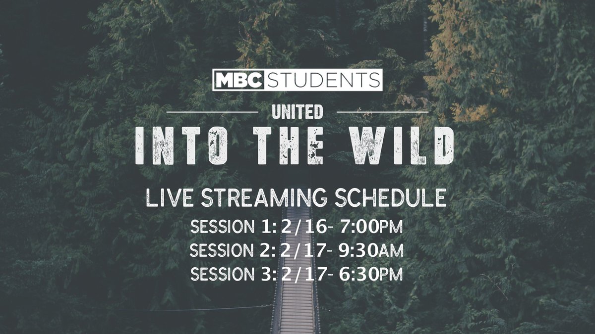 MBC_Students's tweet photo. Couldn’t make United this year? Watch each session live with this link (https://t.co/VtW7nsLvqX) #united2k18 #mbcstudents https://t.co/5Y2xqzFKJL