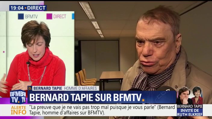 #19hRuthElkrief "C'est une sale épreuve, difficile à vivre, mais encore plus difficile à vivre si on la voit plus sombre qu'elle est", dit Bernard Tapie

📺 facebook.com/BFMTV/videos/1…