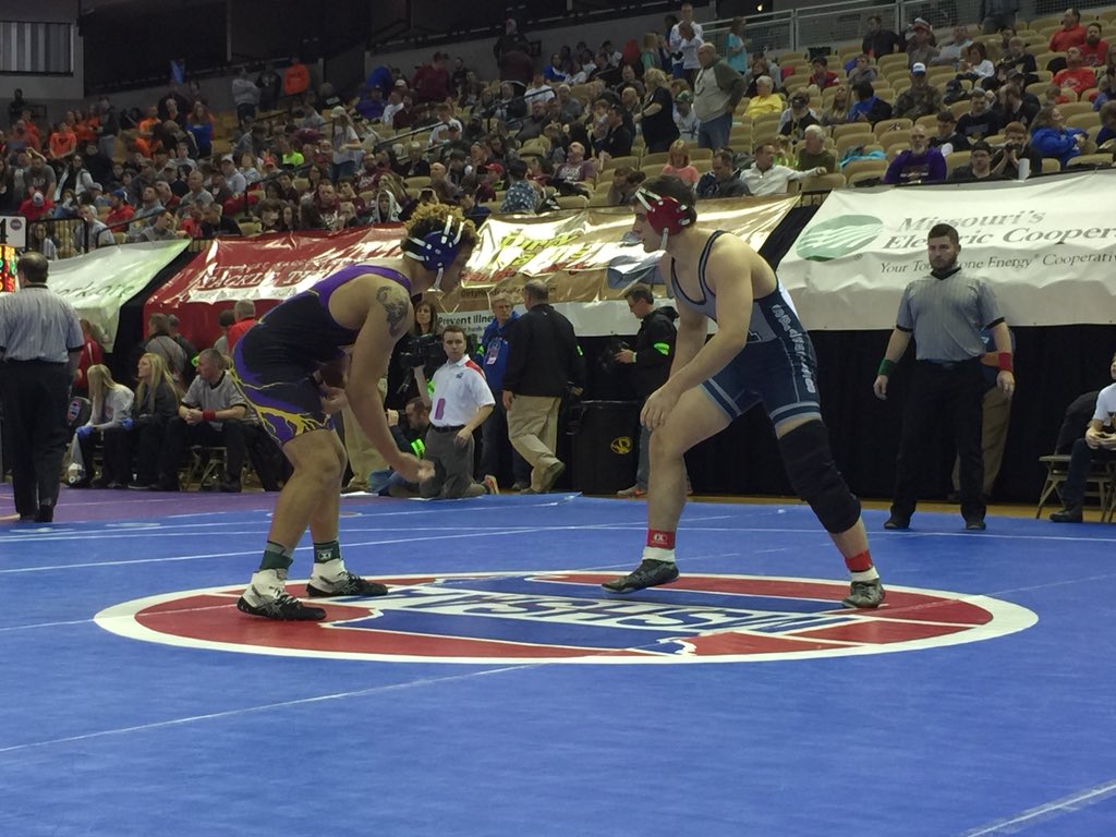 WrestlingAffton's tweet photo. Jadon lost in the Quarters 0-4. Heading to wrestlebacks #PurplePride #GottaWinToStayIn
#MSHSAAWrestlingChampionships @AFFTONFB @AFFTONATHLETICS @missouriwrestle @mopreps https://t.co/RFwOU21kLH