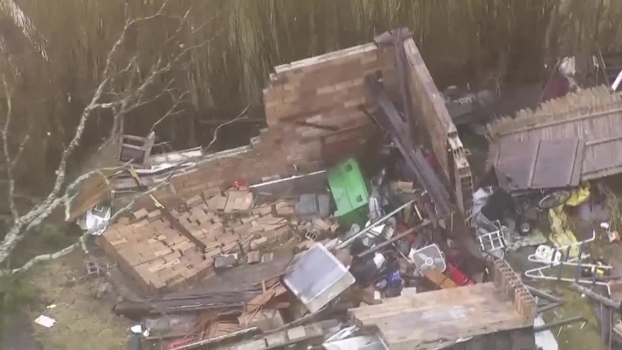 Rare tornado rips through Uniontown, Pennsylvania / Twitter