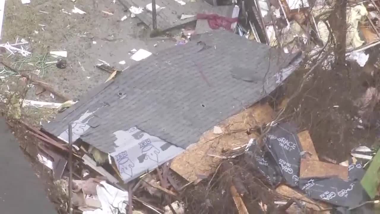 Rare tornado rips through Uniontown, Pennsylvania / Twitter