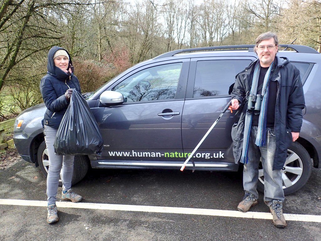 HNEscapes's tweet photo. Friends with Human-Nature
Being friends with #nature today - doing our bit - #litter picking at #Consall #Country #Park today
#Care #Planet #environment #rubbish #plastics #KeepBritainTidy #Staffordshire https://t.co/oOZvw5HAHo