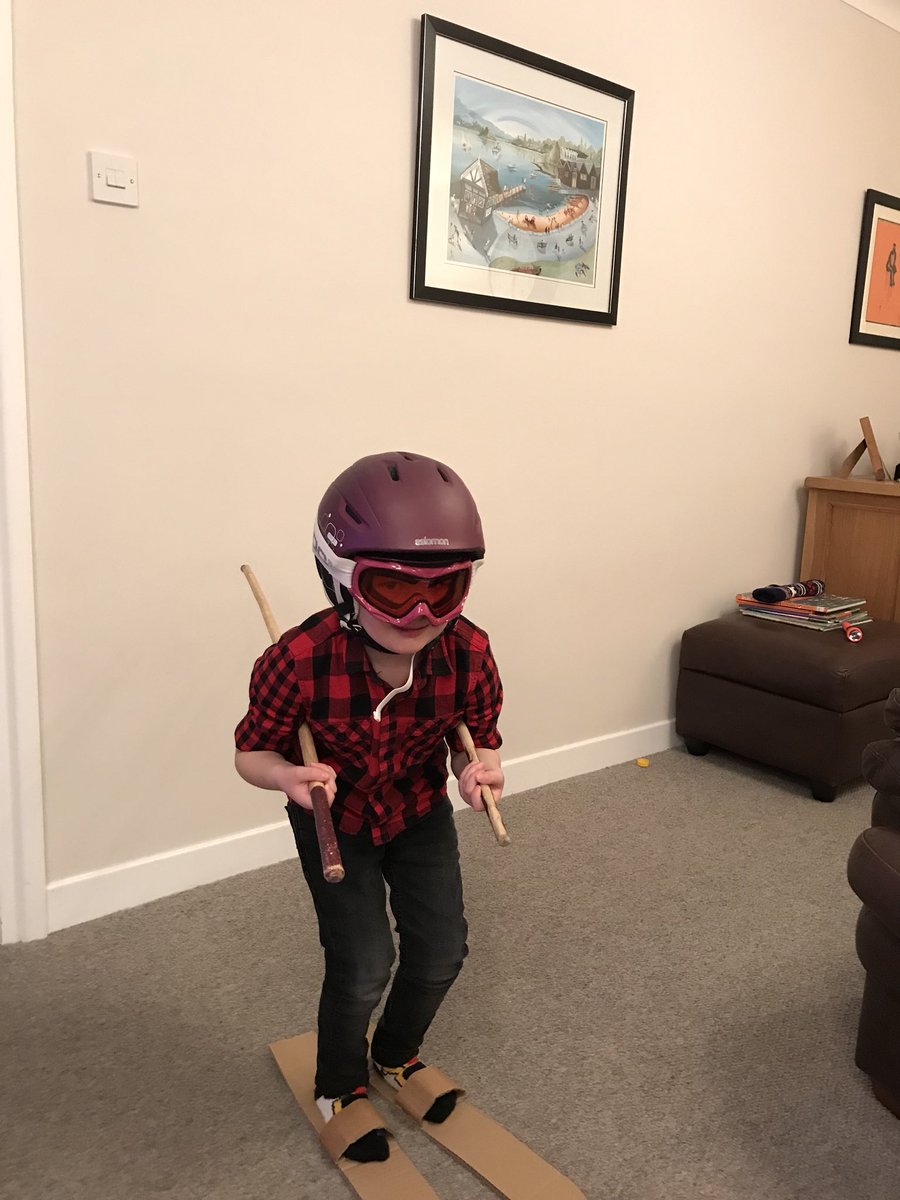 Phantompratty's tweet photo. @BBCSport @bbcgetinspired Inspired by Dan parsons Skeleton bob bronze for team GB and Mayer’s gold in Super G, Our son Freddie getting in some practice #futurecompetitor#skeletonbob#skiing https://t.co/uZuP0atdGx