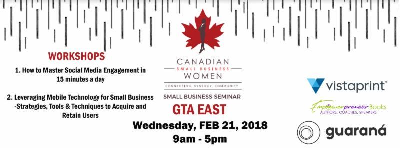 JulieFlippin's tweet photo. We will be at the Small Business Seminar GTA East next Wednesday, Feb 21 - see you there!
https://t.co/aYvZvlZJLZ https://t.co/eqWyME4iO7