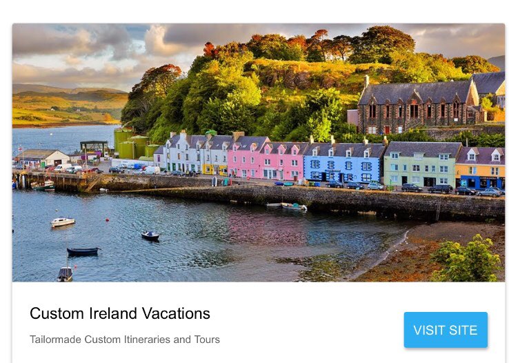 Just got this in my email for “Great Tours of Ireland” Always be sure and get recommendations on your guide & ask lots of questions. #portree #NotIrish #scotland #ThanksBrexit #sleekitrogues