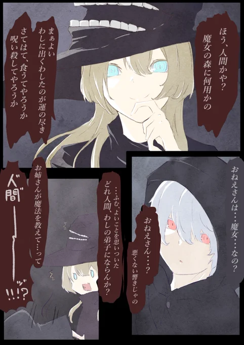 #魔女集会で会いましょう リベンジ。
魔女「弟子(♂)がわしより魔女っぽい雰囲気出ててつらいんじゃが」 