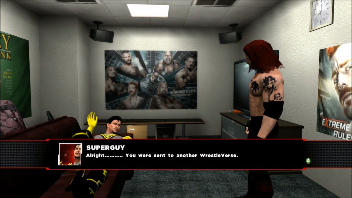 GCAWRESTLING2K's tweet photo. Well that's one thing solved! @r3dd210 has been sent to another WrestleVerse! It seems he has ended up in a promotion named Bottom Of The Barrel Wrestling! Last night, #R3DD was surprised to learn that his opponent was none other than #PacMan??? #GCAWrestling #WWE2K18 #YouTube https://t.co/ouSGLSKZ6g