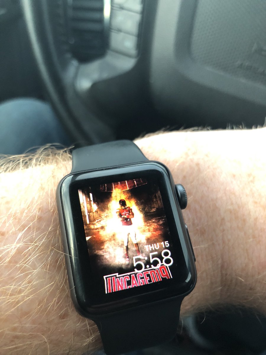 Seanherenow's tweet photo. what time is it let be see it says uncaged19 on my watch #louisvillefootball #uncaged19 #UofL @UofLFootball @CoachPetrinoUL @CoachField https://t.co/QX7SJmSG7y