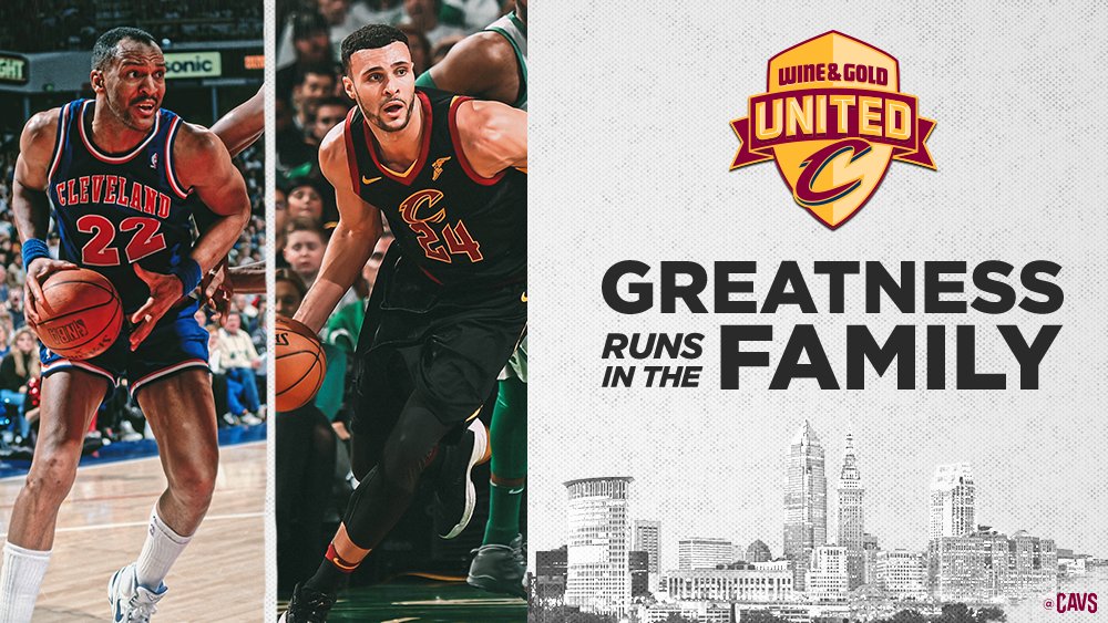 cavs's tweet photo. Greatness runs in the family.

Join our @CavsWGUnited family &amp; become part of the legacy: https://t.co/2KTcx0ppMa

#AllForOne https://t.co/lSsyYAVMMi