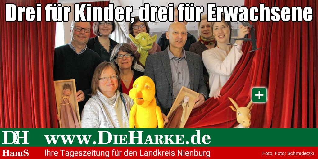 Die_Harke's tweet photo. DIE HARKE präsentiert die Nienburger Figurentheatertage mit sechs Stücken im Kulturwerk: vom 5. bis zum 8. April https://t.co/FLLJYxNRAs https://t.co/NxpcbGOQtZ