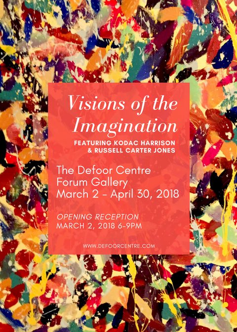 Mark your calendars for the opening reception of “Visions of the Imagination” on March 2! Event link:  facebook.com/events/3498061… #atlantaart #atlevent #defoorcentre