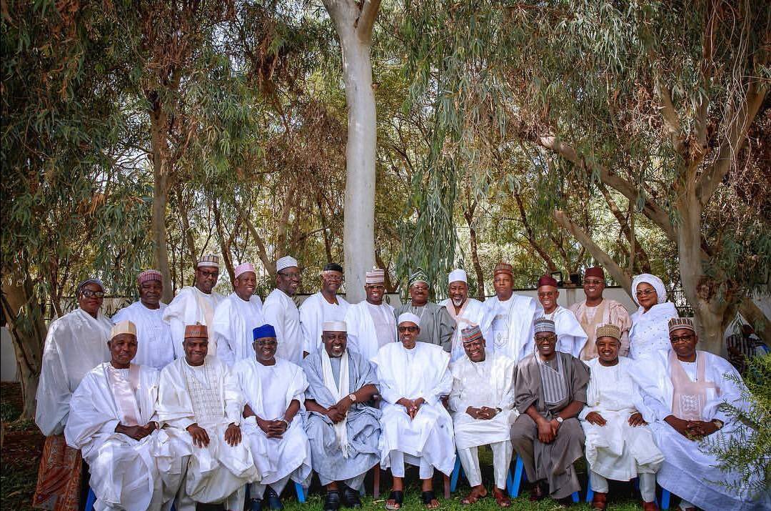 AbdulfataAhmed's tweet photo. Earlier today, my colleagues and I visited His Excellency, President Muhammadu Buhari in Daura to commiserate with him. https://t.co/iYjxZCfRZN
