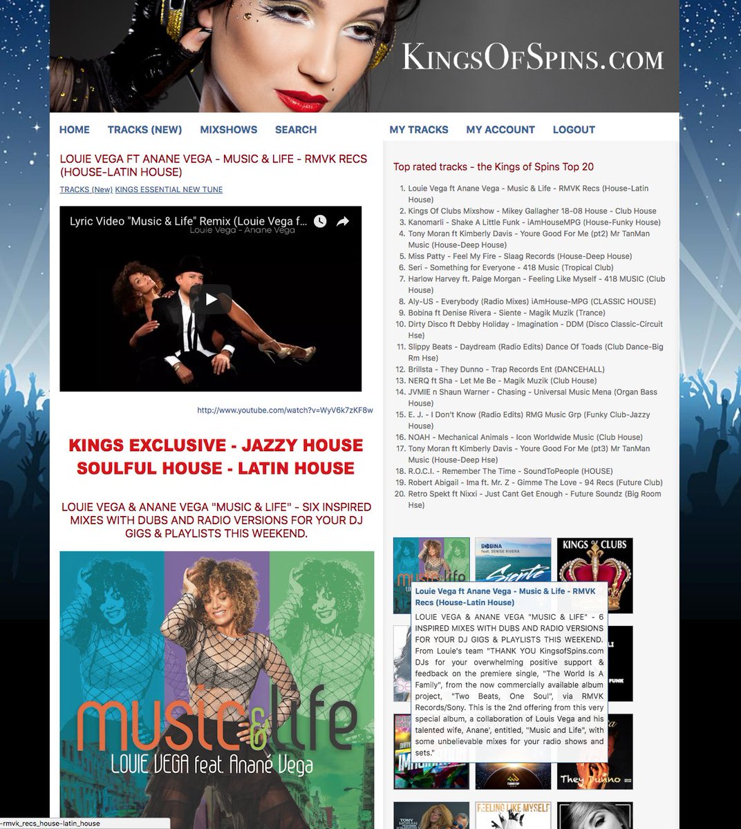 KingsDJs's tweet photo. Louie Vega ft Anane Vega - Music & Life
https://t.co/pSyGJKAbBu
https://t.co/9v45x6At6n
https://t.co/43L4l8ZDuJ
#TwoBeatsOneSoul is available worldwide!
BUY HERE: https://t.co/kIivAcqpAC
Two Beats One Soul is a visual album celebrating the heartbeats of #Cuban & #American culture https://t.co/H9utLJejHp