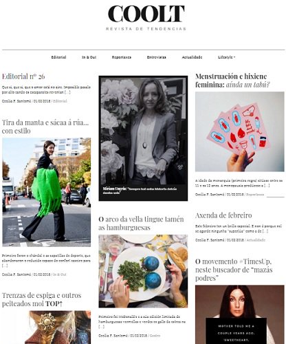 Revista_Coolt's tweet image. Baix@ de ánimo despois de tanta alegría de entroido? O número de febreiro de #Coolt é un antídoto contra o aburrimento: revistacoolt.es