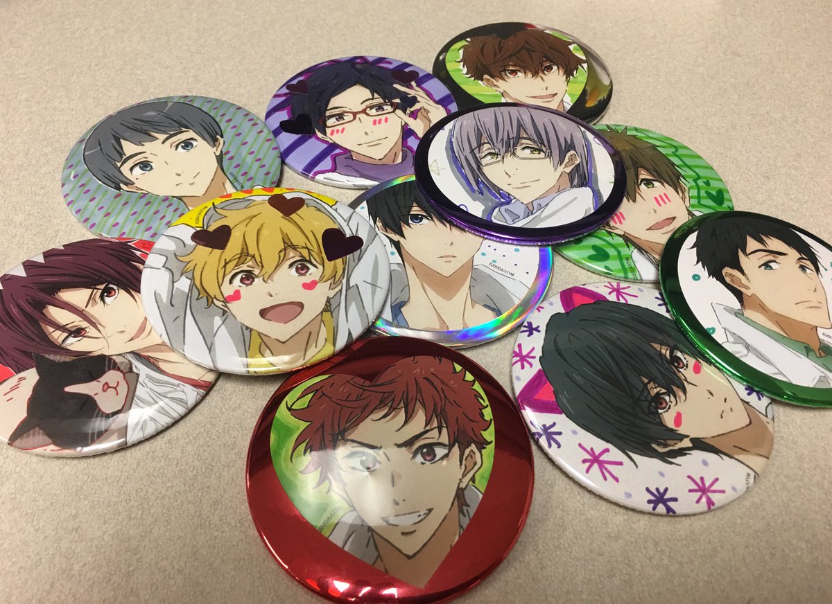Funimation's tweet image. Be sure to check out the Funimation Lounge at @Katsucon where you can chill, watch anime, and make Free! buttons at our button-making station (#FreeTYM)!
