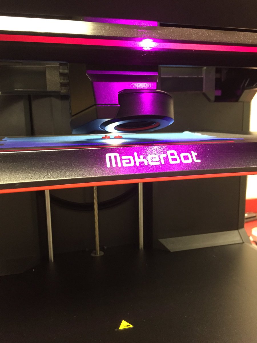 DrJustinNichols's tweet photo. @NewCastleES_VB our maker bot replicator plus is cranking out some pretty cool stuff! https://t.co/Do3NkRmeki