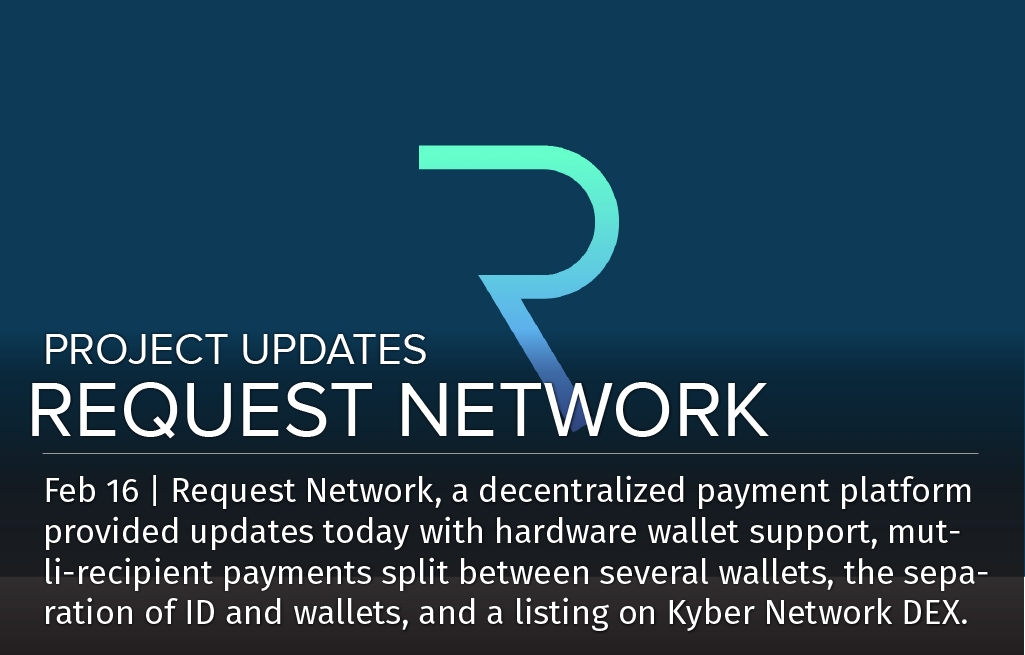 coin_score's tweet photo. @RequestNetwork CMO @JulienDevoir provided updates to #RequestNetwork today. $REQ is complementary to OmiseGo $OMG, but is seen by some as a competitor to MetalPay (@metalpaysme) and Populous (@BitPopulous) and an alternative to Paypal, Visa, and Mastercard. $MTL $PPT #CryptoNews https://t.co/0hyxpaoOP9