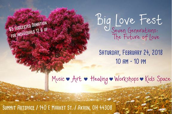 akronist's tweet photo. Live music, art, highlight Fifth Annual Big Love celebration Feb 24 at Summit Artspace @AkronAreaArts @BigLoveAkron - https://t.co/hfVUw1Kv4H https://t.co/fW02hYFp8E