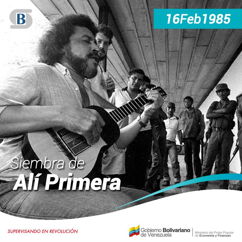 SudebanInforma's tweet photo. "Canta canta compañero que tu voz sea disparo, que con las manos del pueblo no habrá canto desarmado" @NicolasMaduro @SimonZerpaD @MinEcoFinanzas #PorSiempreAli #AliPrimeraVive #VenezuelaEsParaQuererla #sudeban https://t.co/DSpzHFVYAD