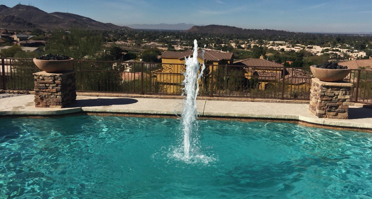 FantasyH20's tweet photo. Telescoping cascade pool fountain and can be purchased at https://t.co/QleDl5kcCt https://t.co/Ix15e2quDh