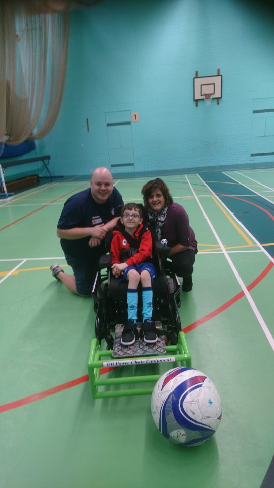 db_bullet's tweet photo. Chris King with his Gran and @axeldowding at the @WessexWarriors training hub tonight, with his brand new @db_bullet #dbbullet https://t.co/jUjk9v2EUf