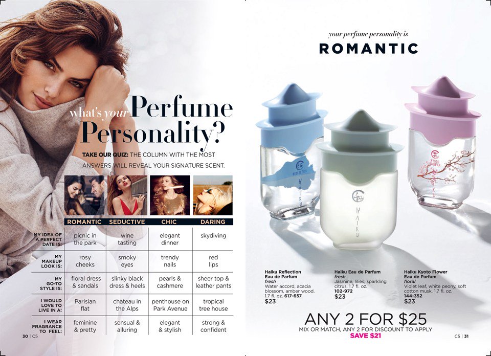 AvonLadyNJ's tweet photo. WHAT’S YOUR #PERFUMEPERSONALITY?
#fragrance #FragranceSpecials #WomensFragrances #MensFragrances #AvonProducts #Campaign5 https://t.co/tSWofaPsCc https://t.co/4zyE9eJWER