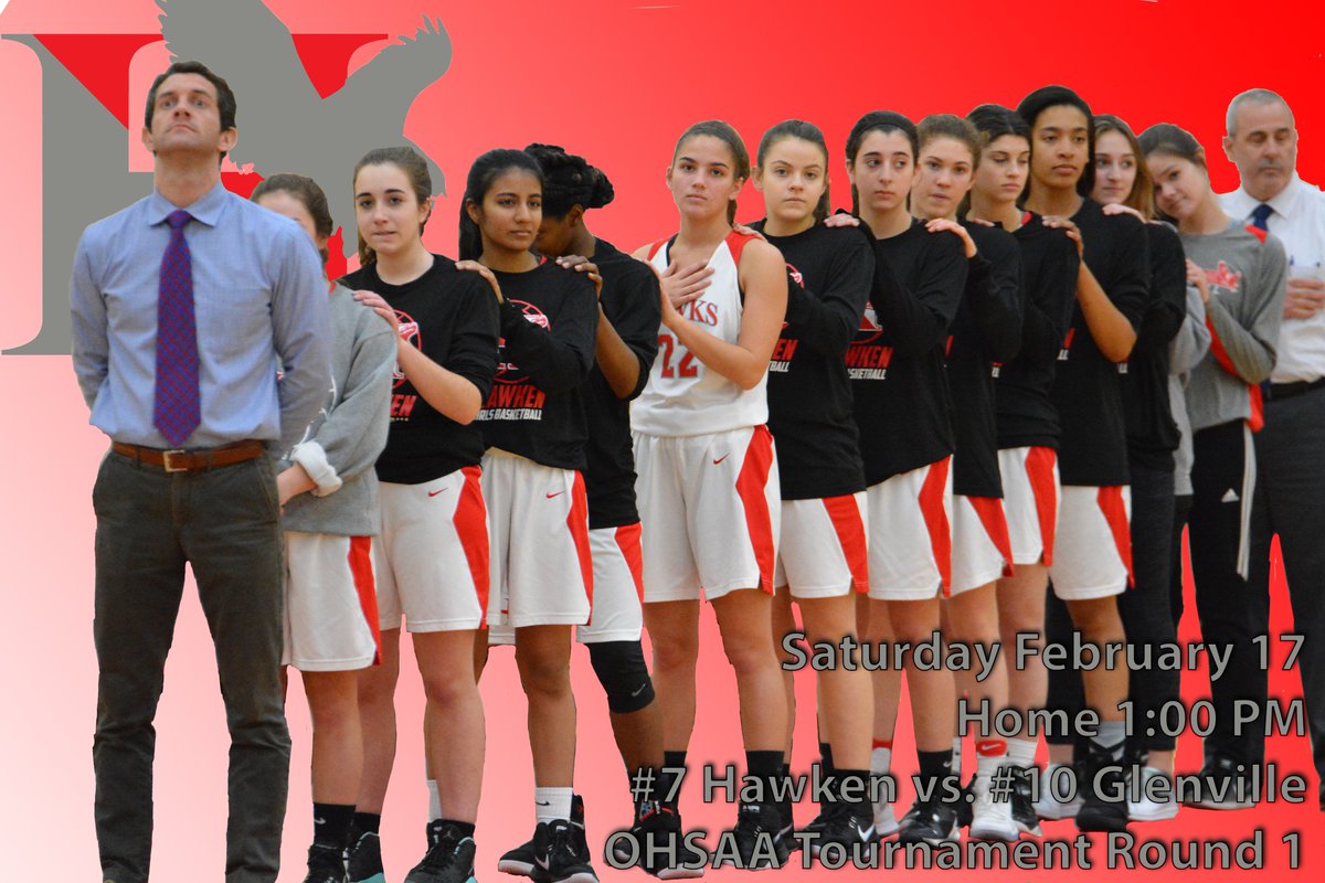 HawkenAthletics's tweet photo. Girls hoops opens playoff run at HOME tomorrow, 1:00pm.  GO HAWKS!! https://t.co/fQYH5nPeTU
