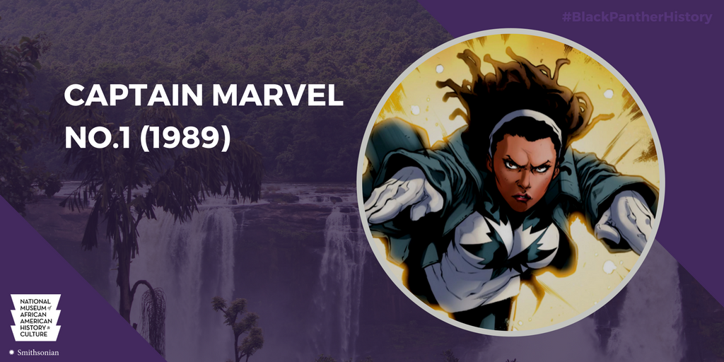 The creation of the Black Panther helped open doors for more titular African American characters in comics.Monica Rambeau was the first woman to be known as Captain Marvel. She was an early black woman superhero, and one of the first to have her own title.  #BlackPantherHistory