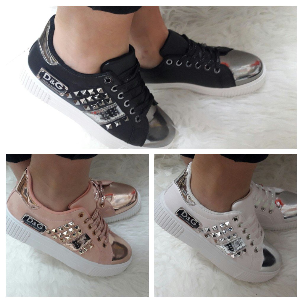 uomo_outlet's tweet photo. 💖#Scarpe #donna #basse tipo D&amp;G con borchie  
In tre colori disponibili ✌
Dal 36 al 40 💙💜💛
#tipoDeG #black #White #pink https://t.co/tYAJrKq2VT