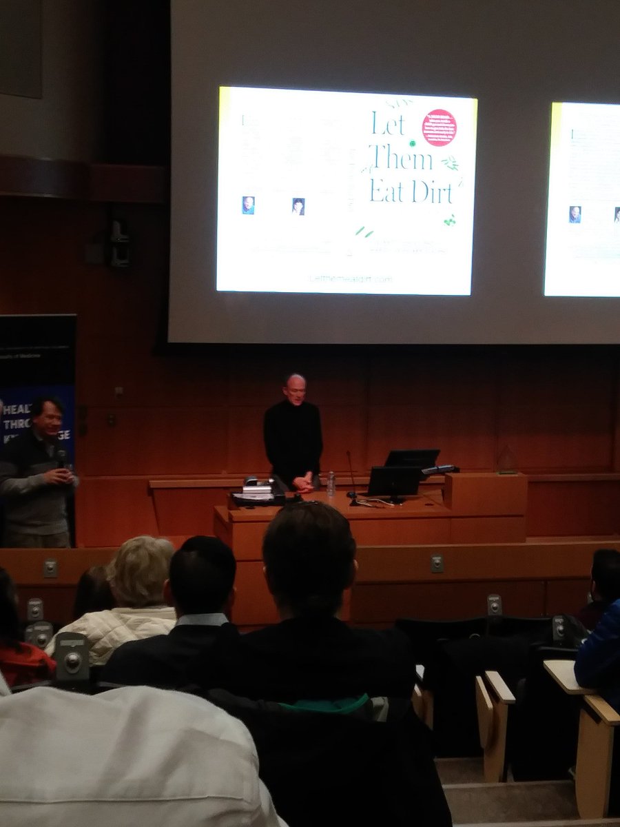 MahdisMonajemi's tweet photo. Now at #MedResearchDay, great talk on microbiom, #LetThemEatDirt https://t.co/NjOTX0YphX