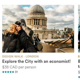 AdsWithScience's tweet photo. Now there's an AirBnB experience you wouldn't want to miss: explore the City with an economist! https://t.co/nRBKvr8Amh