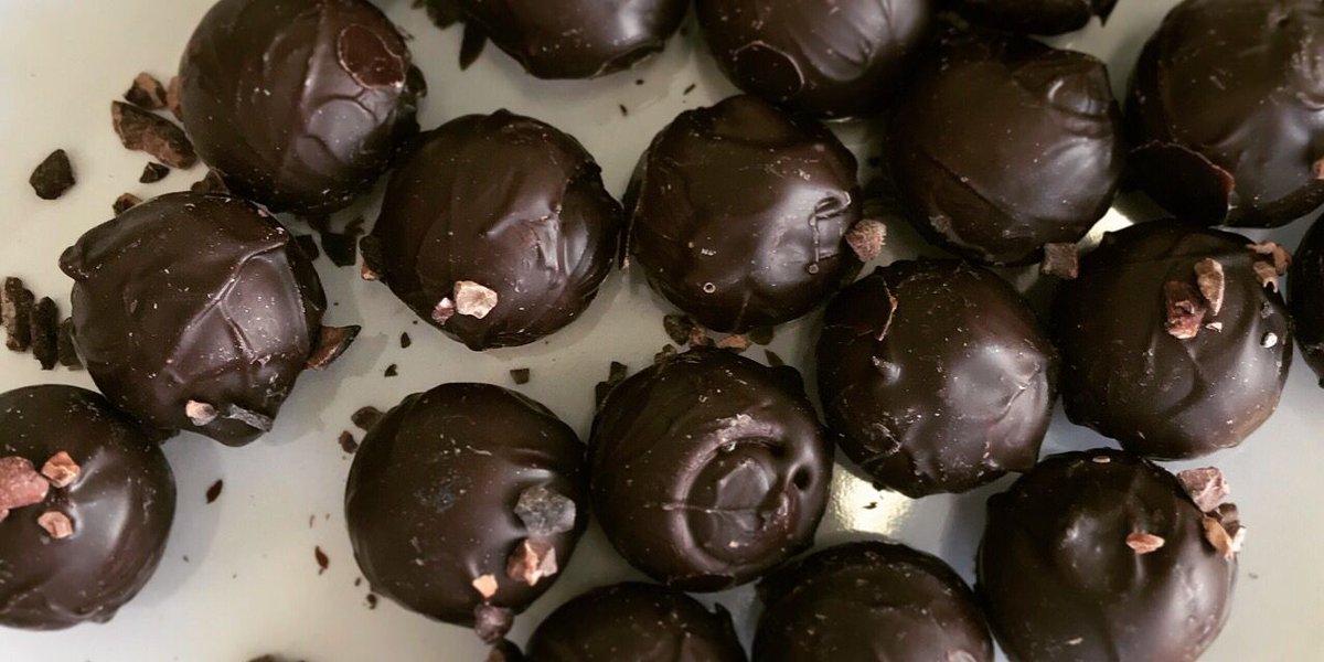 We've got a range of vegan truffles and chocolates in store - you definitely don't need to be vegan to enjoy these though!! 🌿  #leamington #chocolate #Vegan