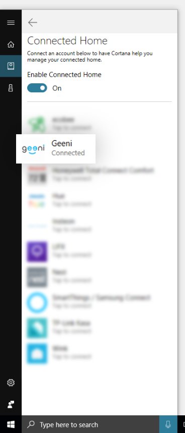 link geeni to google home