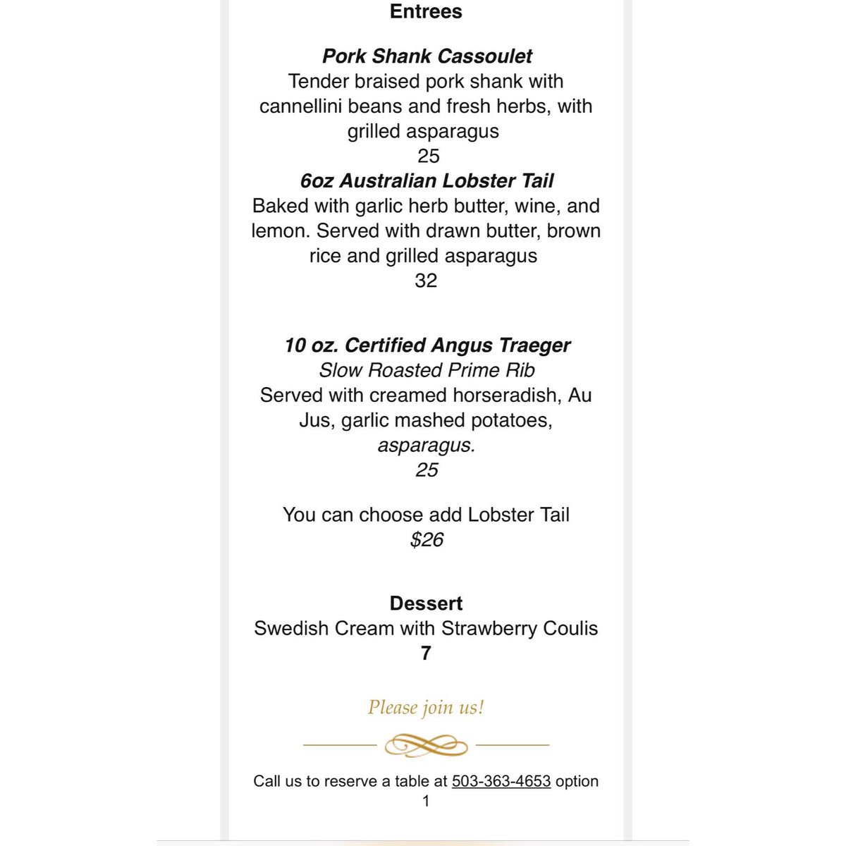 creekside_golf's tweet photo. Join us this weekend for our featured dinner menu. #golfcreekside #golf #golfcourse #salem #salemoregon #salemor https://t.co/huHyouaohU