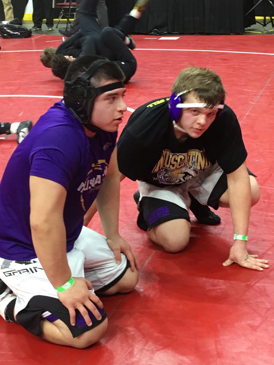 MuscatineHS's tweet photo. Dalton Sell battled hard but lost both matches today to #8 Indianola and #9 CR Prairie and is eliminated one round before placing. He finished the season with a 32-14 record! https://t.co/DuiITl22gL