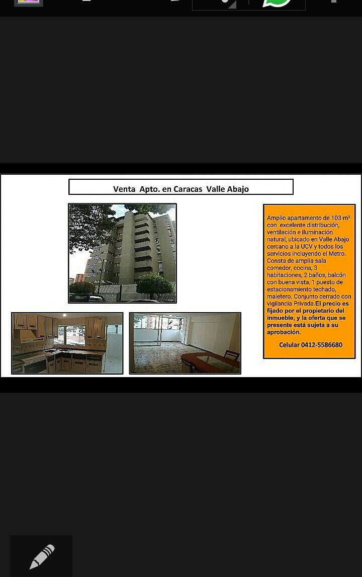 nashell71's tweet image. En Venta apto en Valle Abajo.