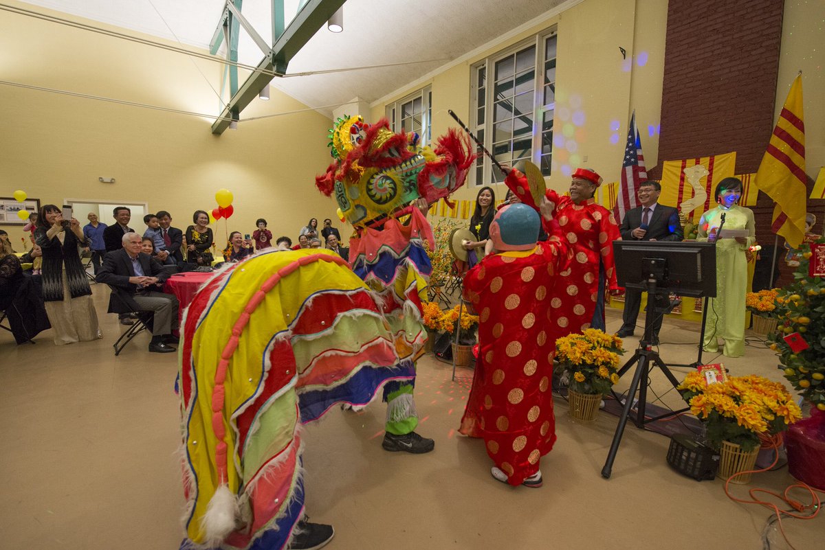 SenCortezMasto's tweet photo. For many Asian Americans, today marks the beginning of a prosperous #LunarNewYear2018. To everyone celebrating - wishing you good fortunate, health, &amp; happiness. 

And a few pics to enjoy from a Tet Lunar New Year celebration hosted by the Vietnamese Association of Northern NV! https://t.co/nwiz2bVmXD