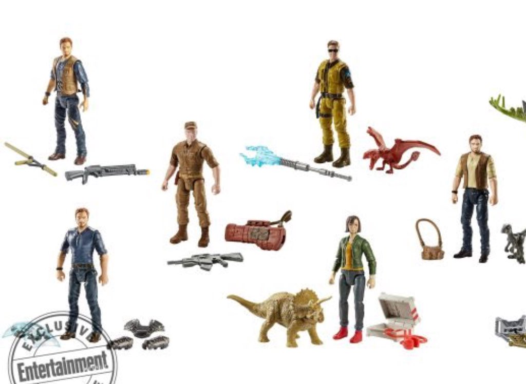 jurassic world el reino caído juguetes mattel