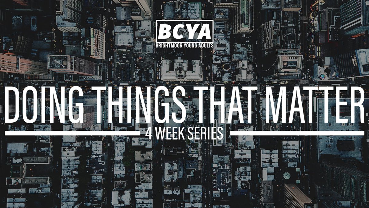 BrightmoorCYA's tweet photo. We struggle to find our purpose in life and we always strive to do things that matter.  Starting this Sunday, we will being a new series to help us to dream wildly, live differently, love recklessly and lead courageously. We will meet in the Youth Center at 6:30p. https://t.co/8Wgu6lW47z