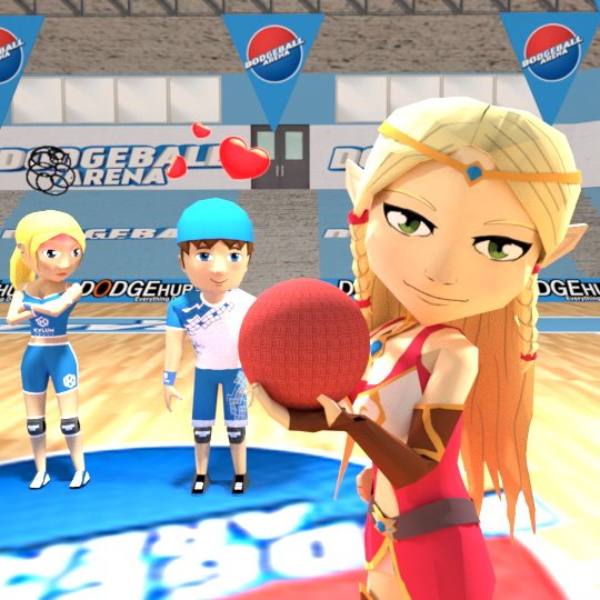 KylumGames's tweet photo. Everybody loves Azura! 😁 Our new character for #DodgeballArena! 😎 Get it today for FREE! And enjoy the new way to play #dodgeball! 😁 #gamedev #gamergirl #gamerboy #indiedev #gamer #videogames #indiegames #trampoline #unity3d #madewithunity #screenshotsaturday #mobilegame https://t.co/0LdSQvuira