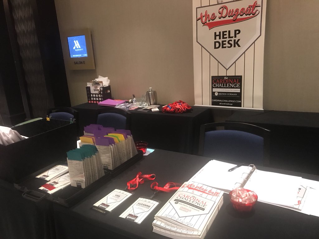 sharonghandy's tweet image. Ready for the opening reception.  2018 #cardchallenge #entrepreneurship