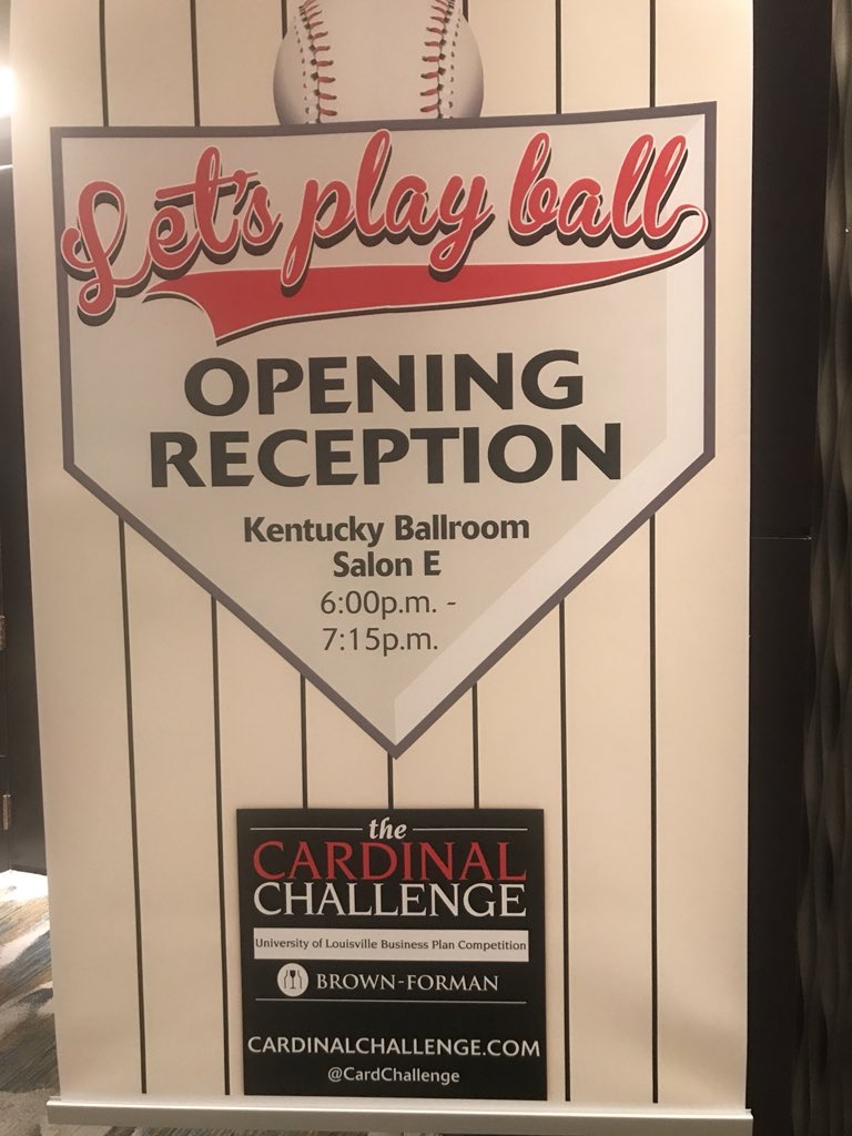 sharonghandy's tweet image. Ready for the opening reception.  2018 #cardchallenge #entrepreneurship