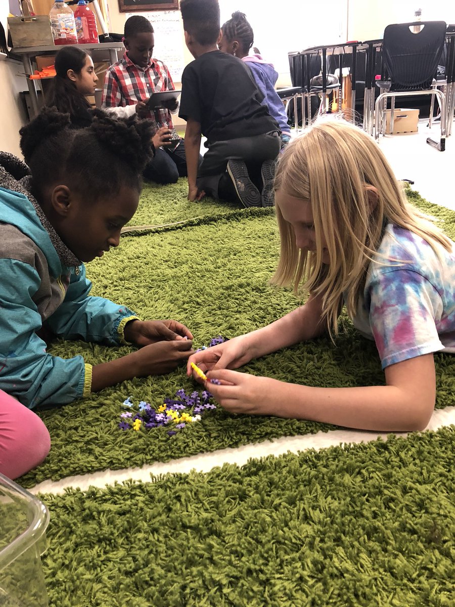 BoatrightsClass's tweet photo. Hard work pays off! This group has worked so hard this week. Now it’s time for creation stations with Plus Plus Blocks, Merge Cubes, and Wixie. #creatingislearning #destinationmanor @ShadowGlenES @Tech4Learning https://t.co/CeDr0YSqVp