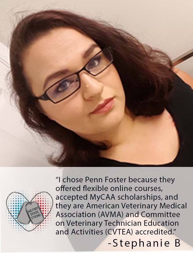 MilSpouseStrong's tweet photo. Welcome MyCAA #VetTech Student Stephanie Bolton! Besides being a super mom to her son &amp; daughter she continues to make a difference in the lives of our furry friends! Keep up the great work Stephanie!! #milso #mycaa #militaryspouse #strong https://t.co/BqCUC7jmHo